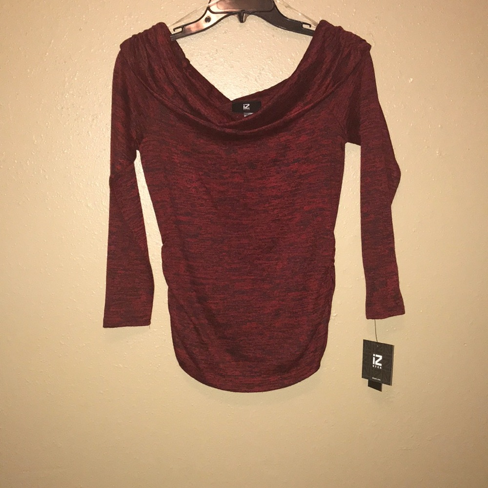 Off-the- Shoulder Ruched Blouse